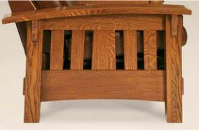 AJ s Furniture Amish Upholstery 925 MR McCoy High Leg Mission